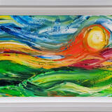 Sunset View - Price  is without frame