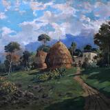 Giannaccino, Ilio; Vesuvio Village Haystacks, c.1929 