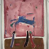 Arie Tsarfaty (b. 1935), Raspberry and Blue