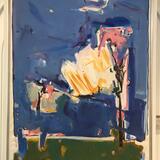 Arie Tsarfaty (b. 1935), Blue with Green