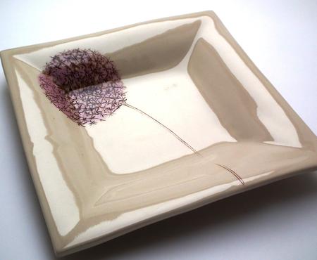 Small Square Allium Dish