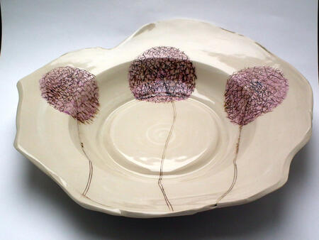 Large Allium 'wonky' Dish