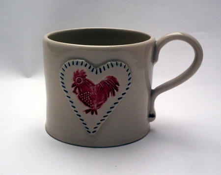 Cockerel mug