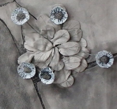 Yvonne's daisies - detail close up