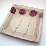 Large Square Allium Dish