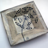 Small Cow Parsley Square Dish