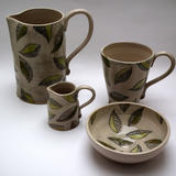 Swirling Leaves Jugs etc
