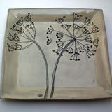 Large Square Cow Parsley Platter