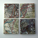 Map Coaster Tiles