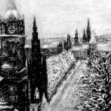 Snow On Princes Street, Edinburgh