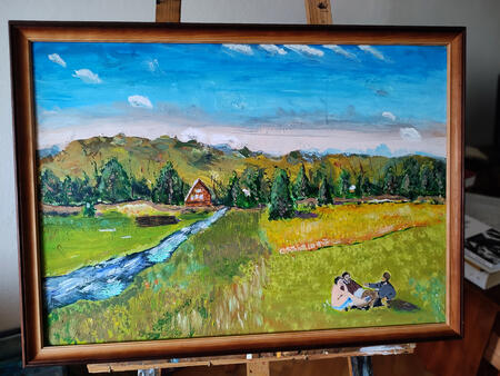 Odpočinok pri jazere / Rest by the lake