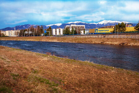 Váh v Liptovskom Mikuláši