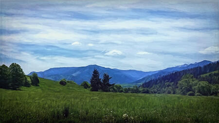 Podvečer pod Západnými Tatrami / Evening under the Western Tatras 2