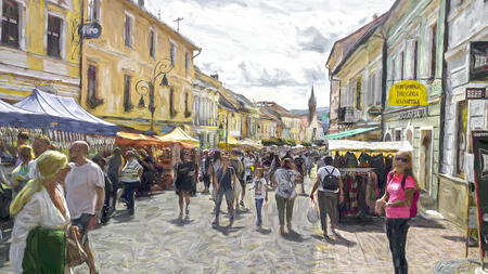 Jarmok v Banskej Bystrici / Fair in Banská Bystrica