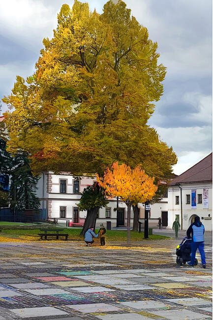 Farby jesene v Liptovskom Mikuláši / Autumn colors in Liptovský Mikuláš