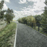 Cyklotrasa pri Váhu / Cycle route near the Váh river