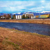 Váh v Liptovskom Mikuláši