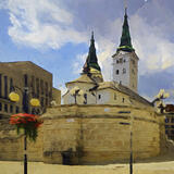 Žilina, Katedrála najsvätejšej trojice a divadlo