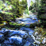 Horský potok / Mountain stream