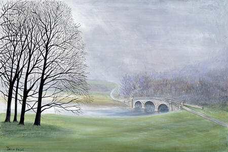 Bladon Bridge in the Mist