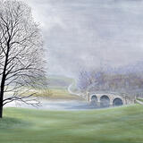 Bladon Bridge in the Mist