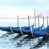 Gondolas, Venice