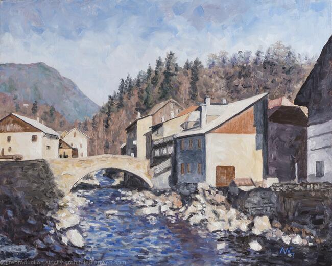 Village in the French Alps