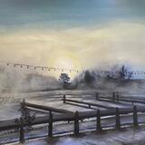 Morning mist over Henley