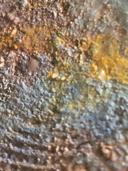 Close up of wooden coaster creation