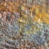 Close up of wooden coaster creation