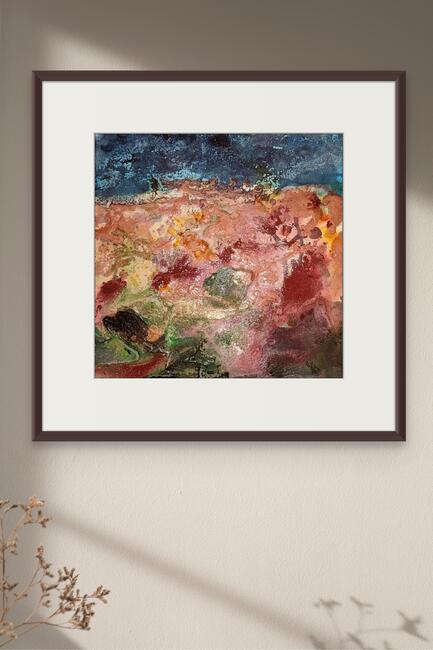 Scarred Land at Dusk