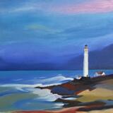 A distant lighthouse