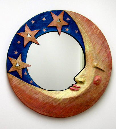 Moon and stars (pink)