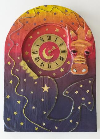 Red Dragon clock