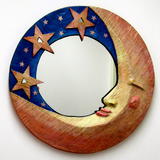 Moon and stars (pink)