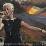  Original Painting of Dolores O Riodan from the Cranberries, Woodstock 97 
