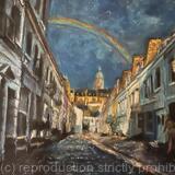 Painting of Conduit Mews Paddington London