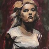 Debbie Harry Portrait icon Original Painting 