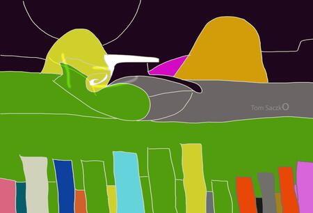 A tank on a fishing journey