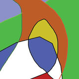 old lady after shopping