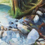 Plein air Oil painting, Gold Coast