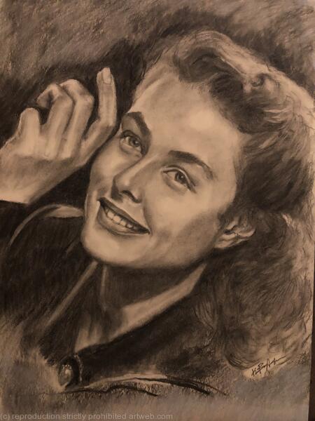 Ingrid Bergman smiling