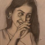 Indian girl with emerald earring