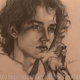 Young man and his horse