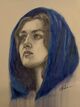The blue portrait