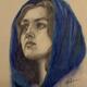 The blue portrait