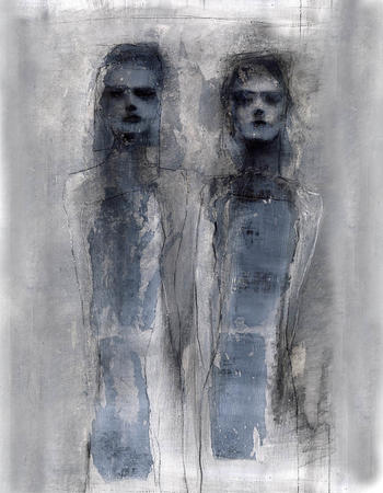 2 figures in solitude