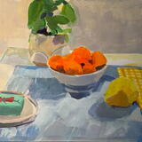 Kitchen Still Life with Oranges