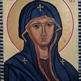 Salus Populi Romani, Egg Tempera and Gold leaf on clay board, Greece May 2025