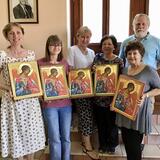 Finished icons with my first teacher in 2019